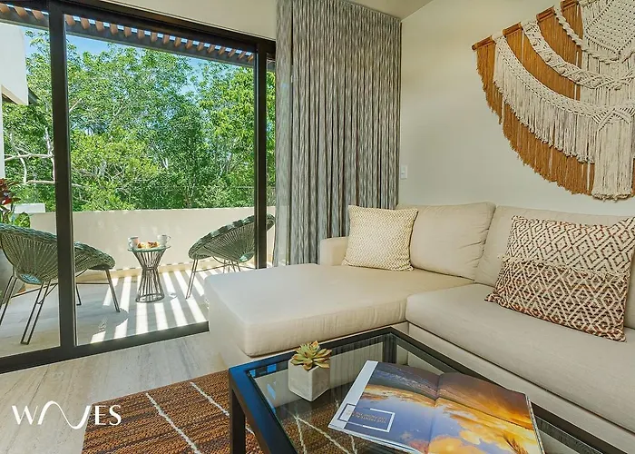 2 Rec. | Roof C/infinity Pool + Jacuzzi | Amplio Apartamento Tulum